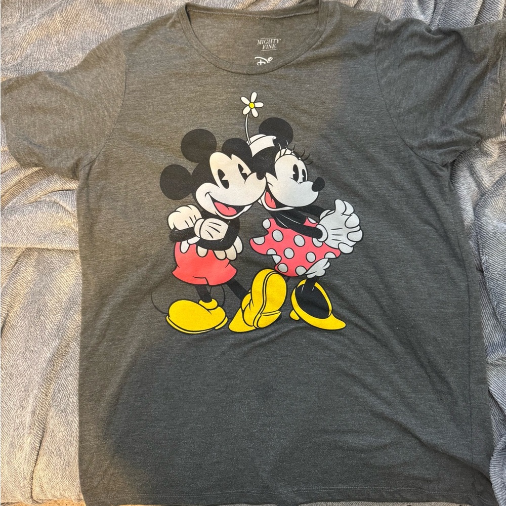 Disney Mickey & Minnie Gray T-Shirt